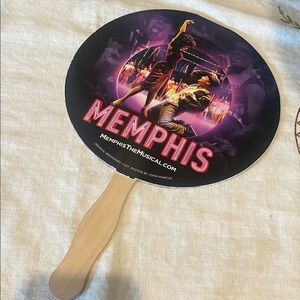Memphis the Musical Hand Fan 2010 souvenir